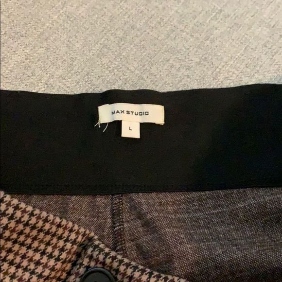 Tan & Brown Checkered Pants - Picture 4 of 6